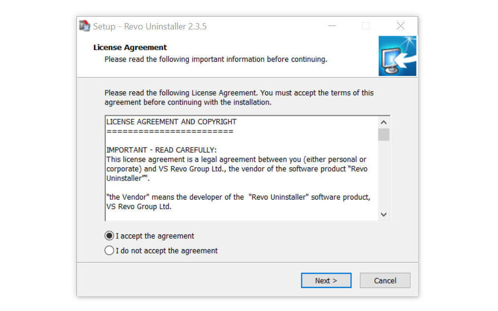 Image of Revo Uninstaller Setup