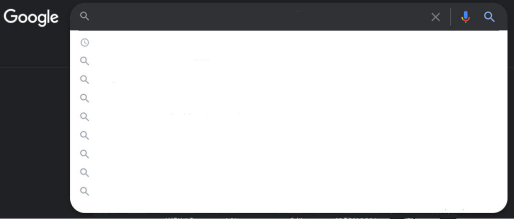 Chrome Dark Theme White Search Bar