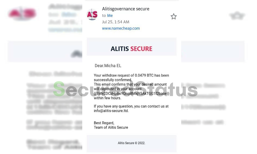 Image of Alitis Secure Image Attatchment