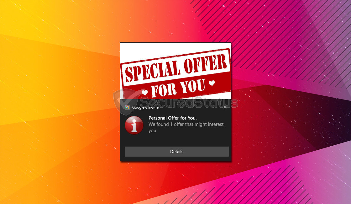 Image of Personal Offer for You Pop-up