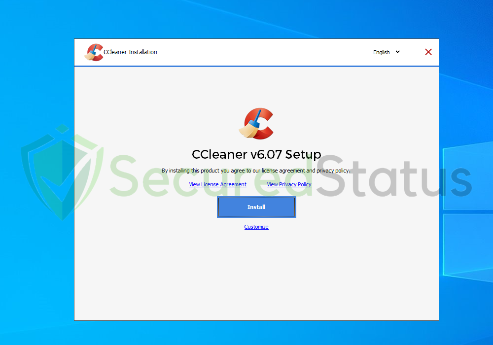 ccleaner setup application