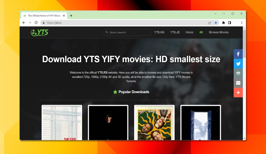 Image of YIFY Torrents