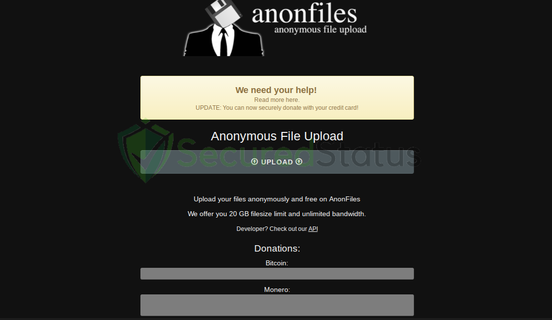 Image of Anonfiles.com