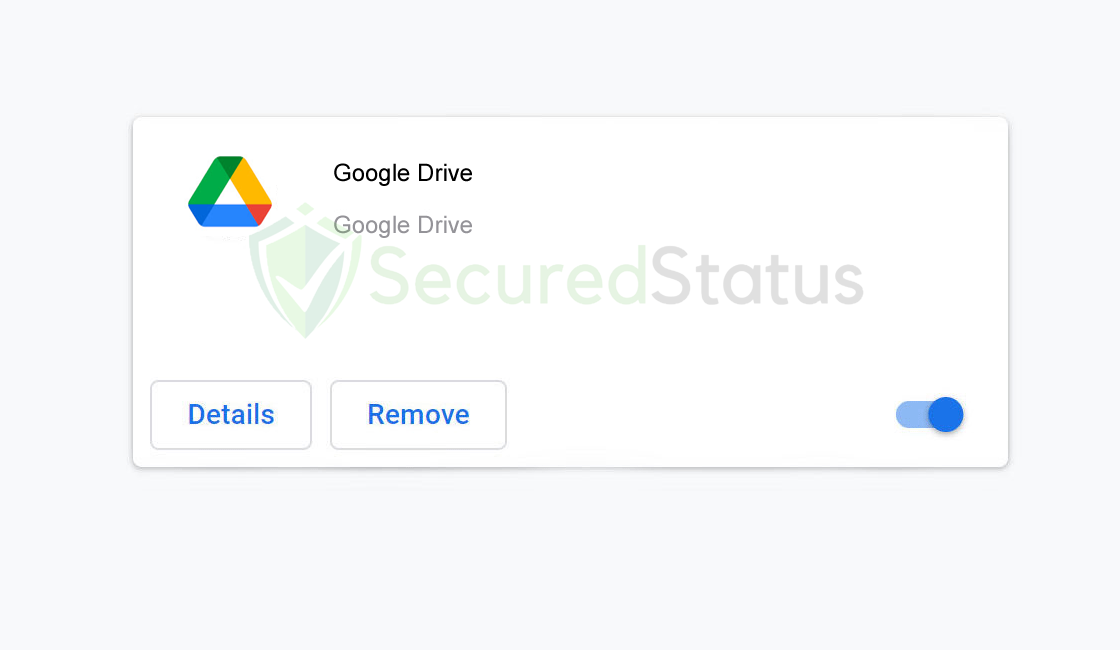 Image of the Fake Google Drive Extension