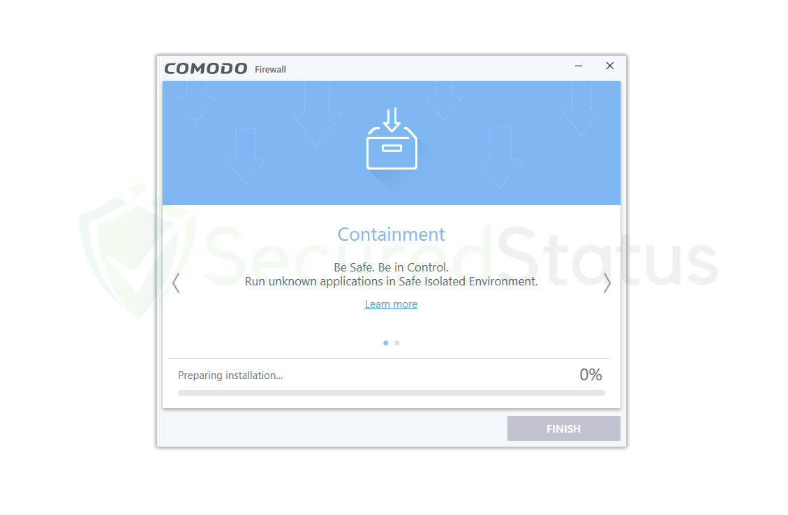 Image of Comodo Installing