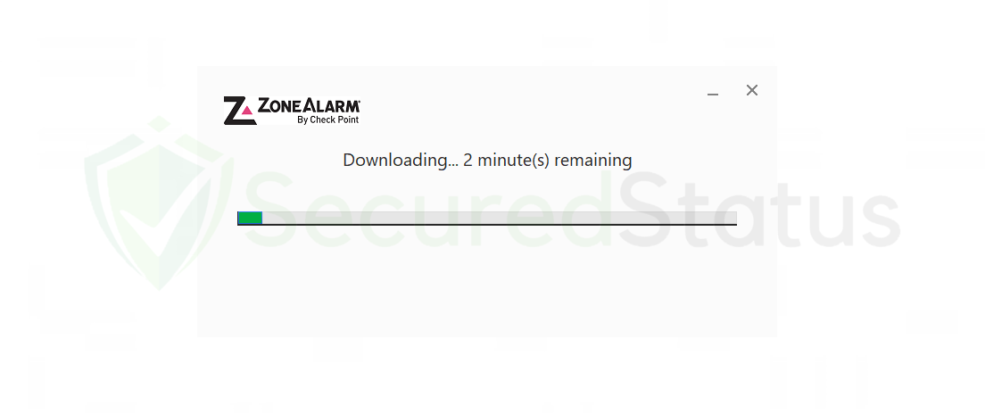 Image of ZoneAlarm Installing