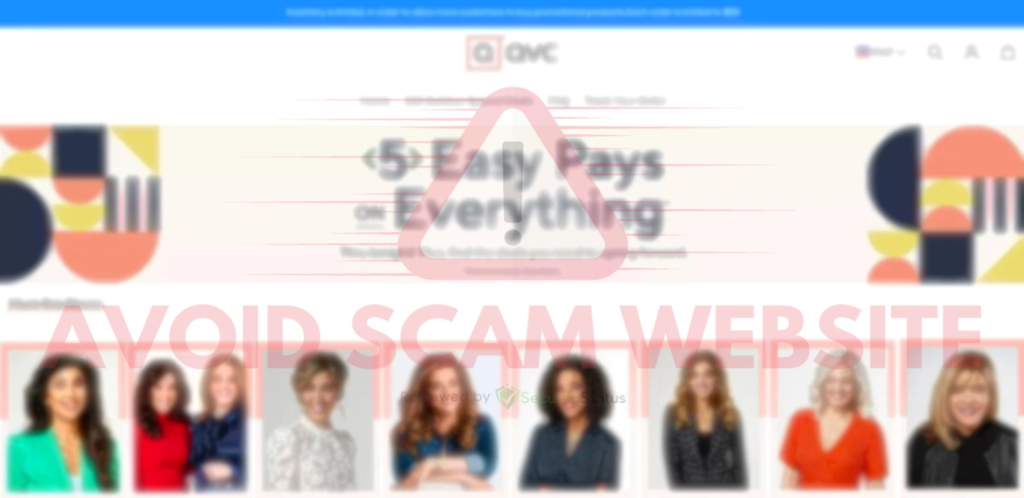 Image of Fake QVC Online Store Scam