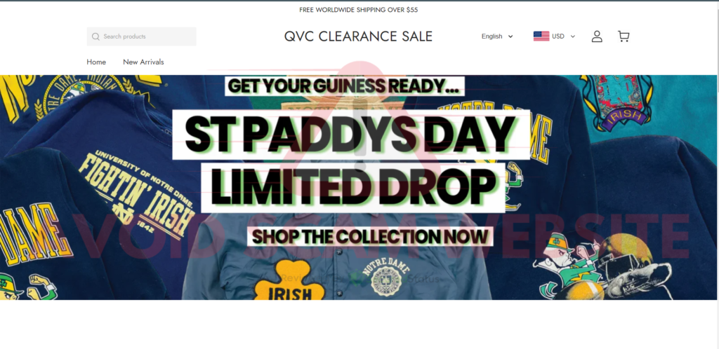 Image of QVC Clearance Sale Scam