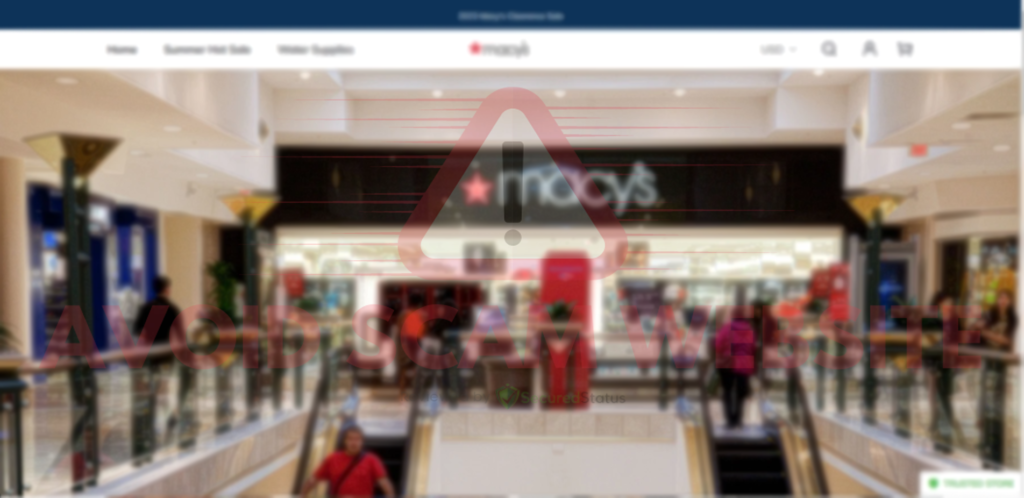 Image of Macy's Online Store Scam