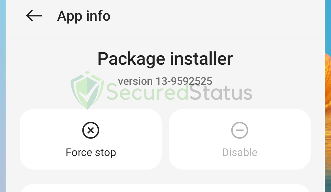 Image of Package Installer